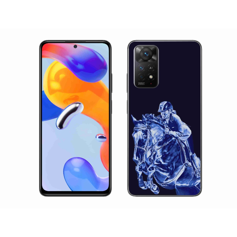 Gélový kryt mmCase na Xiaomi Redmi Note 11 Pre 4G/5G - dostihový kôň