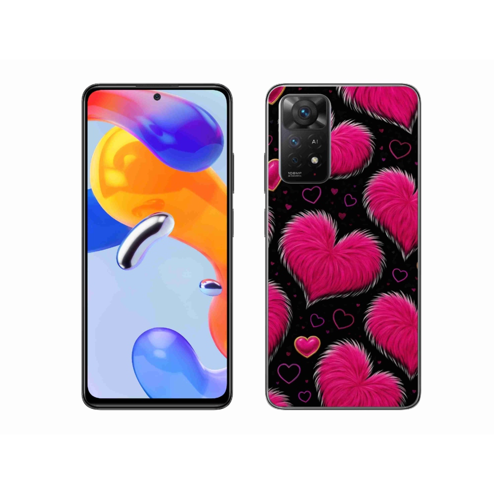 Gélový kryt mmCase na Xiaomi Redmi Note 11 Pre 4G/5G - hebké srdce