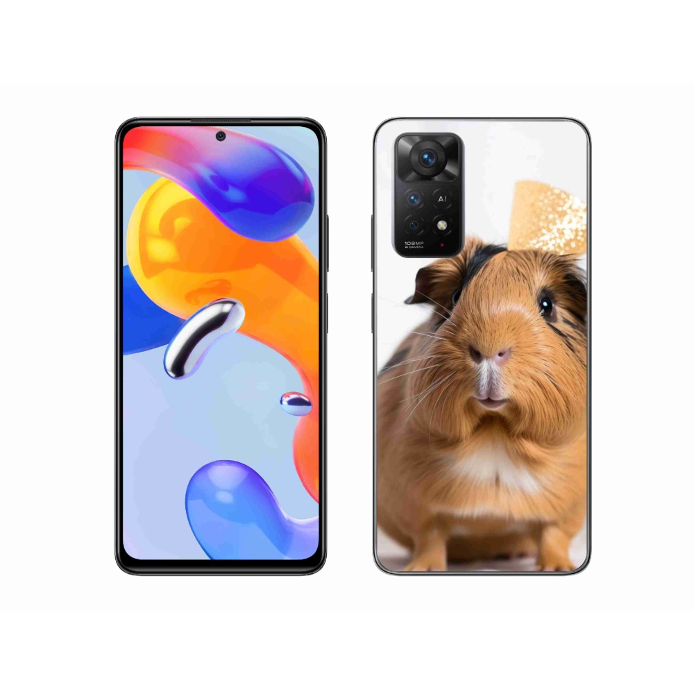 Gélový kryt mmCase na Xiaomi Redmi Note 11 Pre 4G/5G - hnedé morča