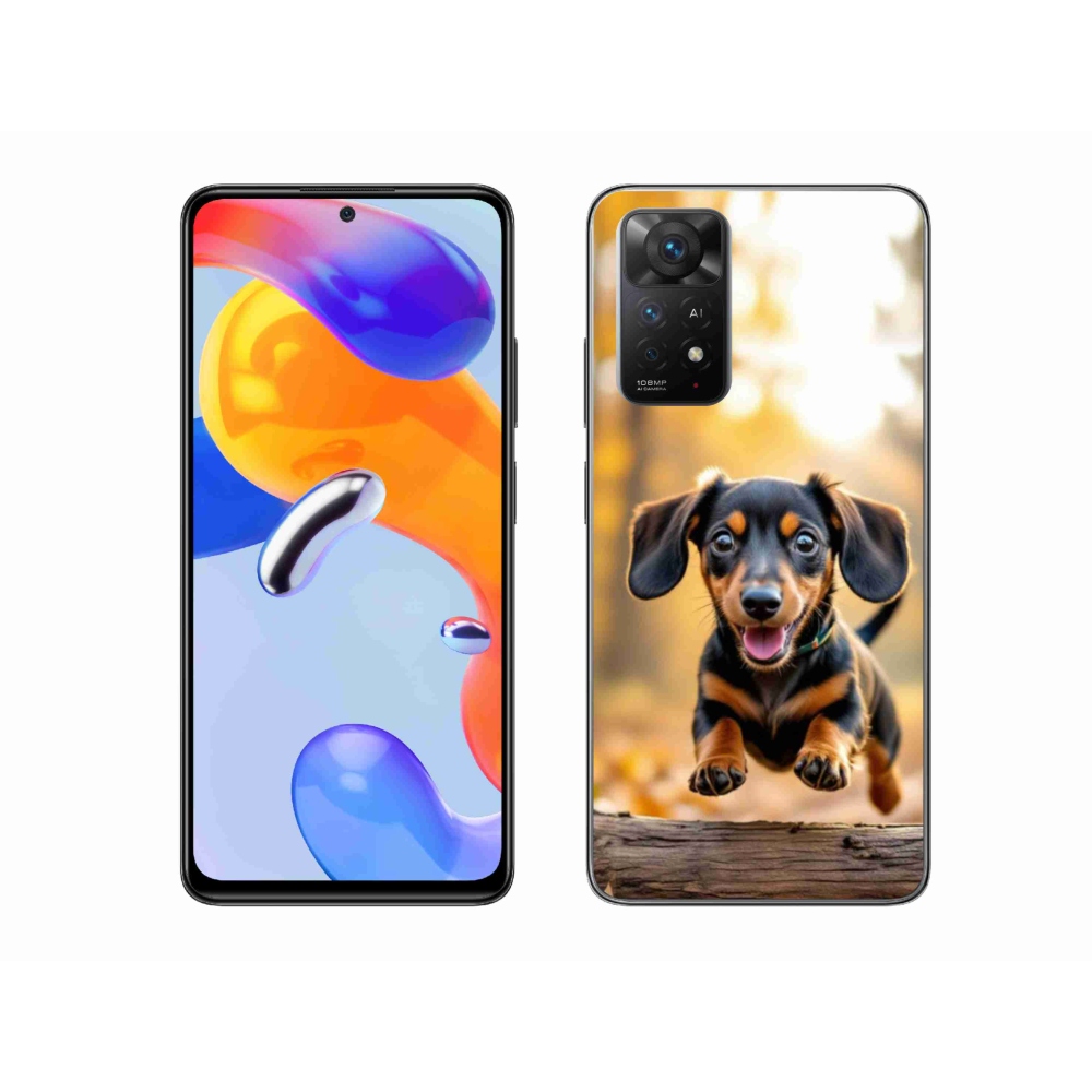 Gélový kryt mmCase na Xiaomi Redmi Note 11 Pre 4G/5G - jazvečík 2