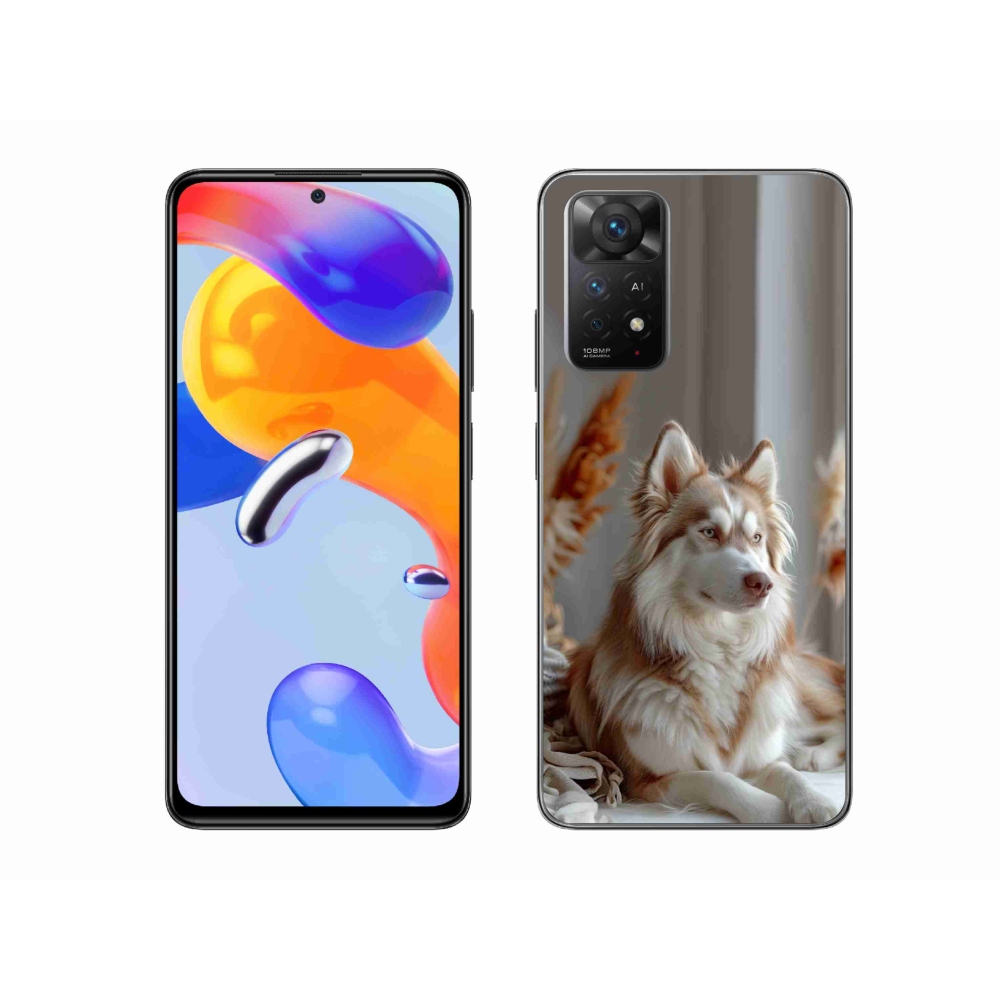 Gélový kryt mmCase na Xiaomi Redmi Note 11 Pro 4G/5G - pokojný sibírsky husky