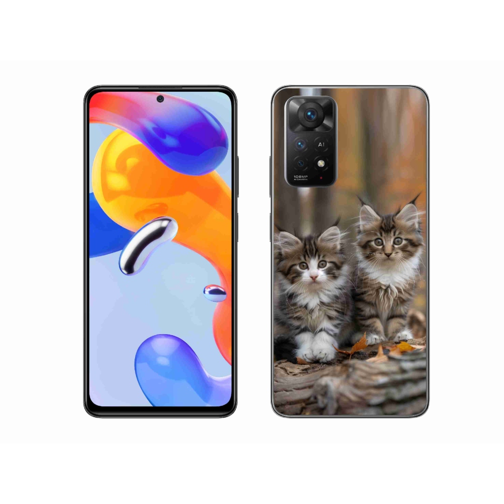 Gélový kryt mmCase na Xiaomi Redmi Note 11 Pro 4G/5G - mačacie duo 3