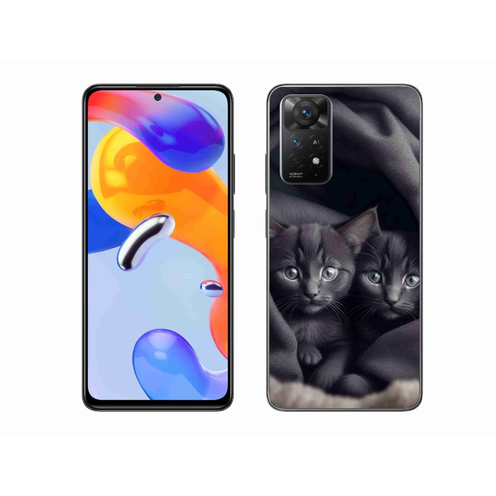 Gélový kryt mmCase na Xiaomi Redmi Note 11 Pre 4G/5G - mačacie duo