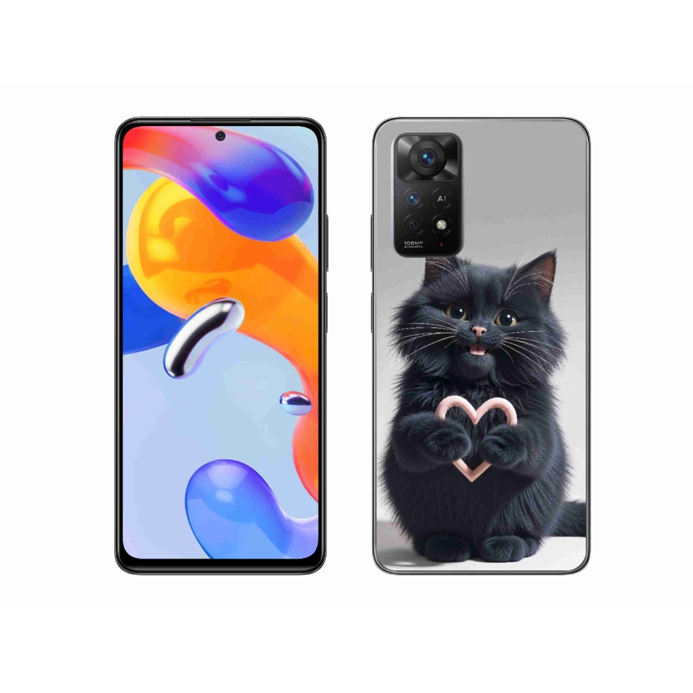 Gélový kryt mmCase na Xiaomi Redmi Note 11 Pro 4G/5G - mačacia láska 3
