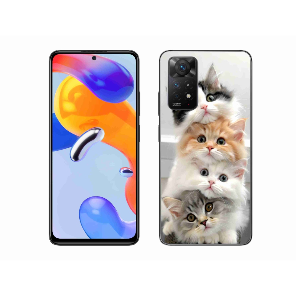 Gélový kryt mmCase na Xiaomi Redmi Note 11 Pre 4G/5G - mačacia partia