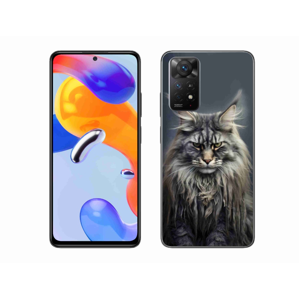 Gélový kryt mmCase na Xiaomi Redmi Note 11 Pre 4G/5G - mačacie pohľad 4