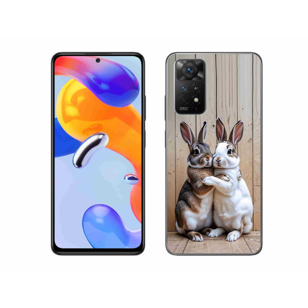 Gélový kryt mmCase na Xiaomi Redmi Note 11 Pro 4G/5G - králičie pár