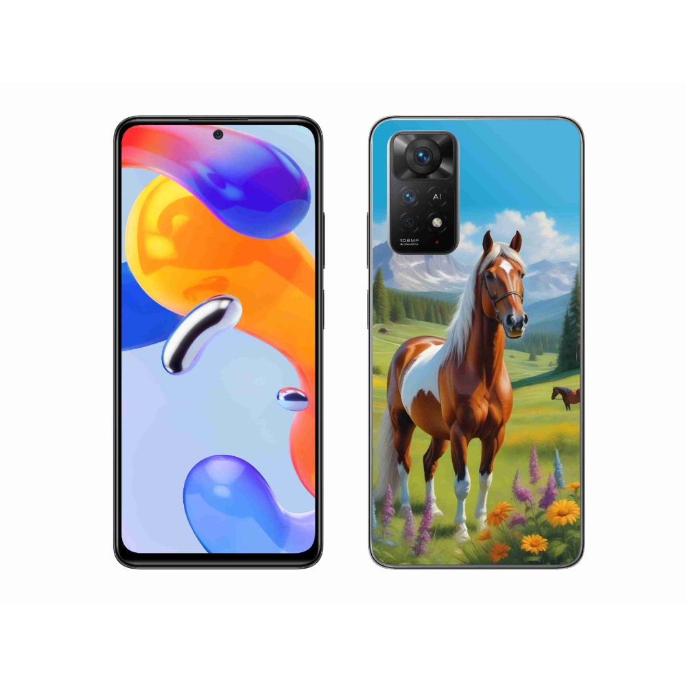 Gélový kryt mmCase na Xiaomi Redmi Note 11 Pro 4G/5G - kôň na lúke
