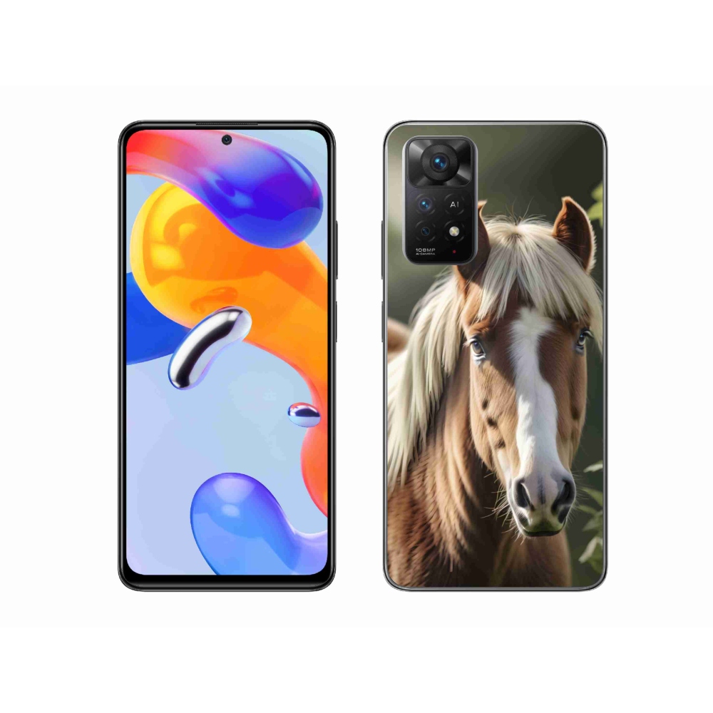 Gélový kryt mmCase na Xiaomi Redmi Note 11 Pro 4G/5G - kôň so svetlou hrivou