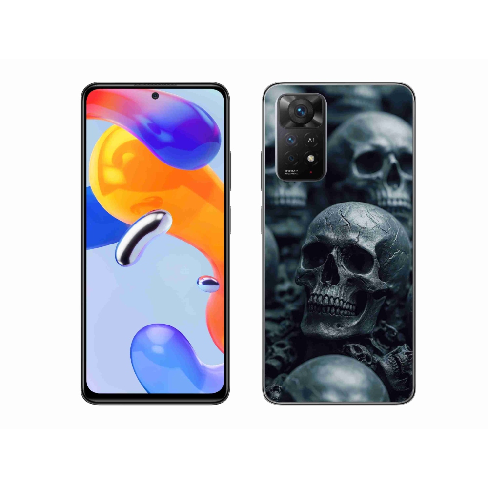 Gélový kryt mmCase na Xiaomi Redmi Note 11 Pro 4G/5G - lebka 2