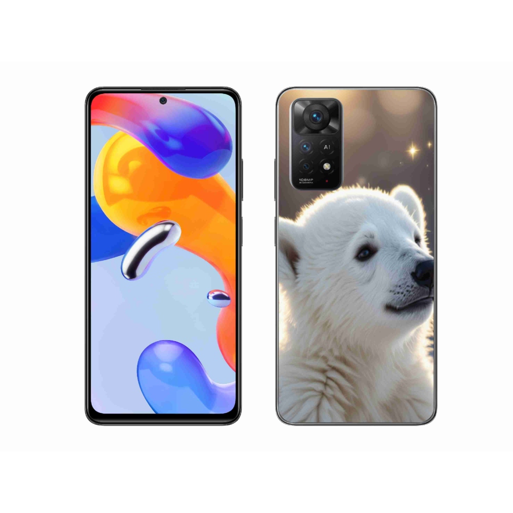 Gélový kryt mmCase na Xiaomi Redmi Note 11 Pre 4G/5G - ľadový medveď