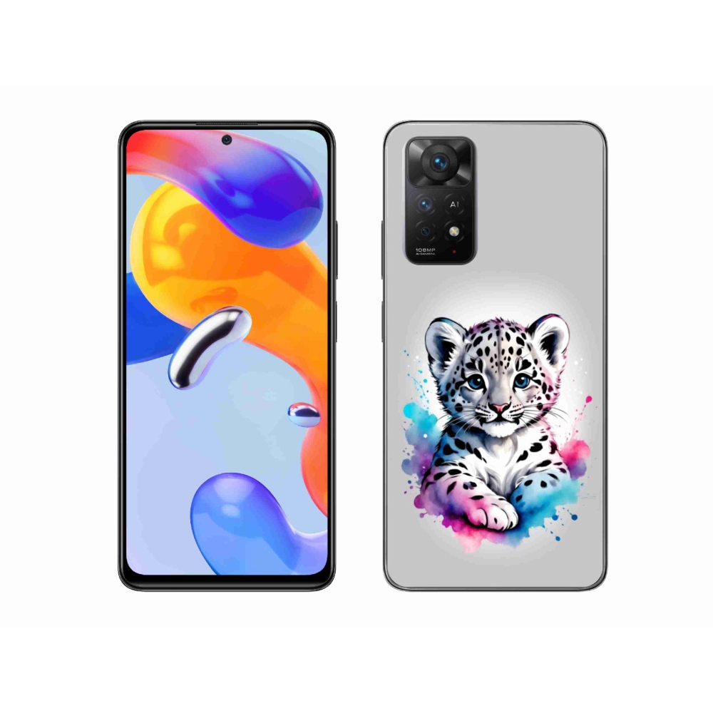 Gélový kryt mmCase na Xiaomi Redmi Note 11 Pre 4G/5G - leopardie mláďa