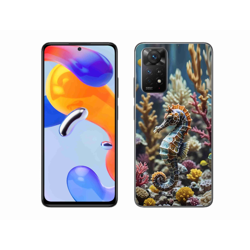 Gélový kryt mmCase na Xiaomi Redmi Note 11 Pro 4G/5G - morský koník 2