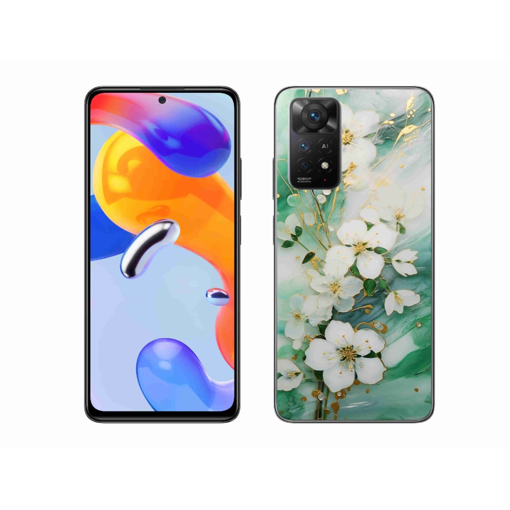 Gélový kryt mmCase na Xiaomi Redmi Note 11 Pre 4G/5G - nežné kvety