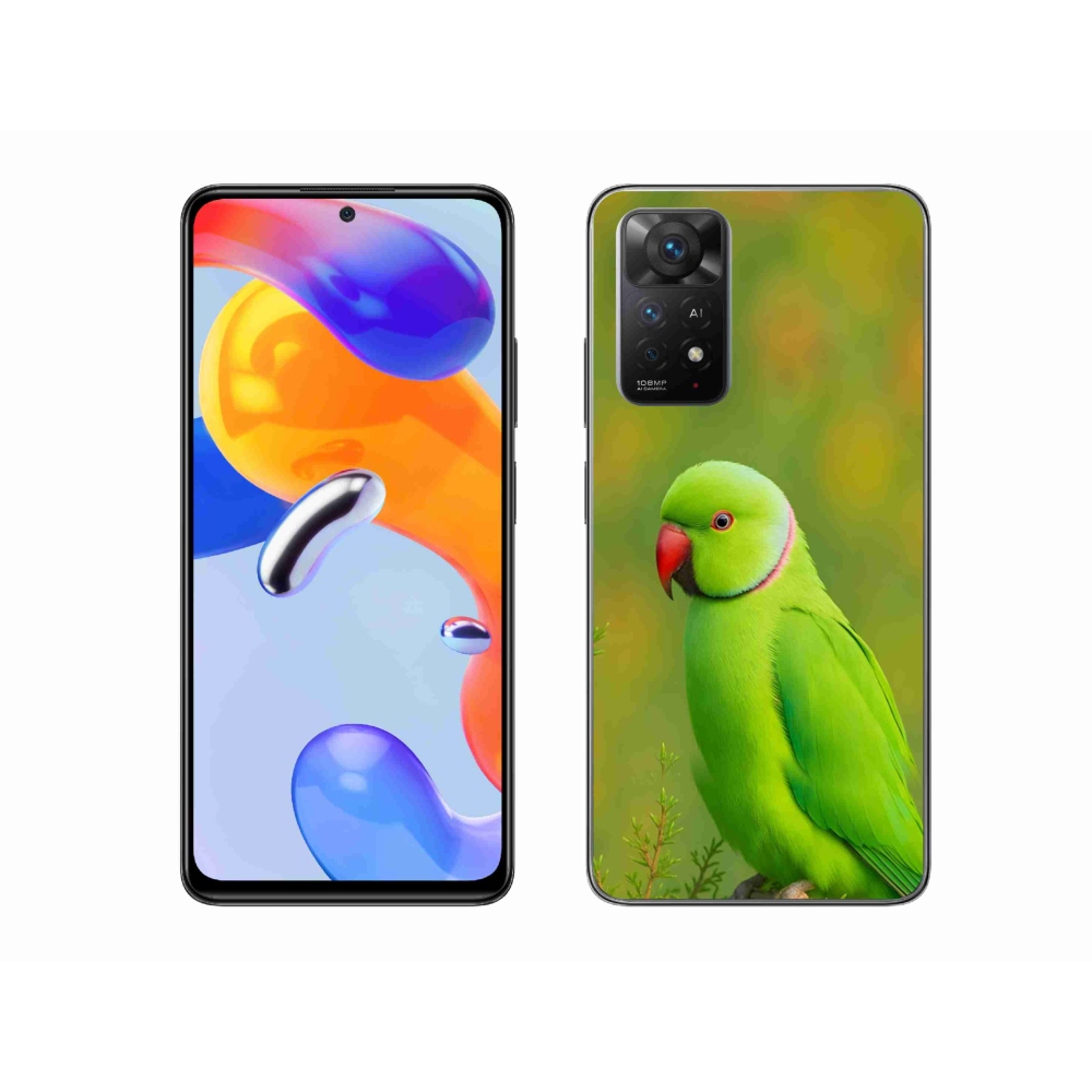 Gélový kryt mmCase na Xiaomi Redmi Note 11 Pre 4G/5G - papagáj alexander 2