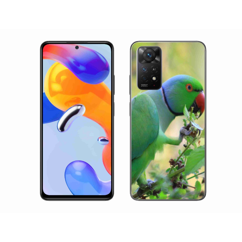 Gélový kryt mmCase na Xiaomi Redmi Note 11 Pre 4G/5G - papagáj alexandr