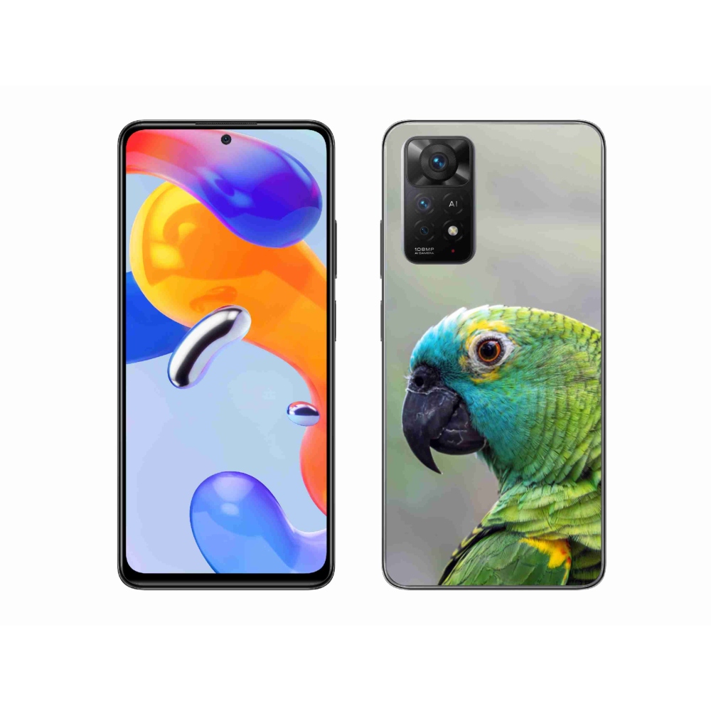 Gélový kryt mmCase na Xiaomi Redmi Note 11 Pre 4G/5G - papagáj amazoňan
