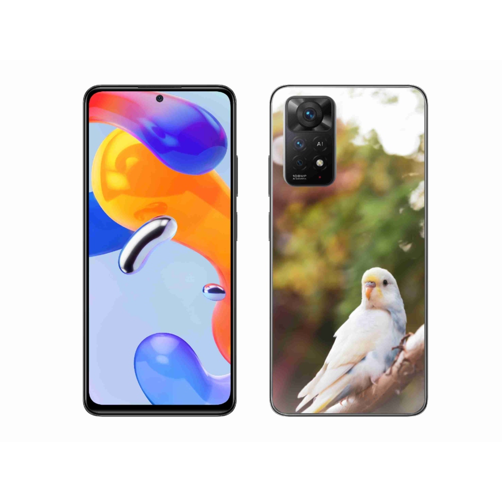 Gélový kryt mmCase na Xiaomi Redmi Note 11 Pre 4G/5G - andulka biela