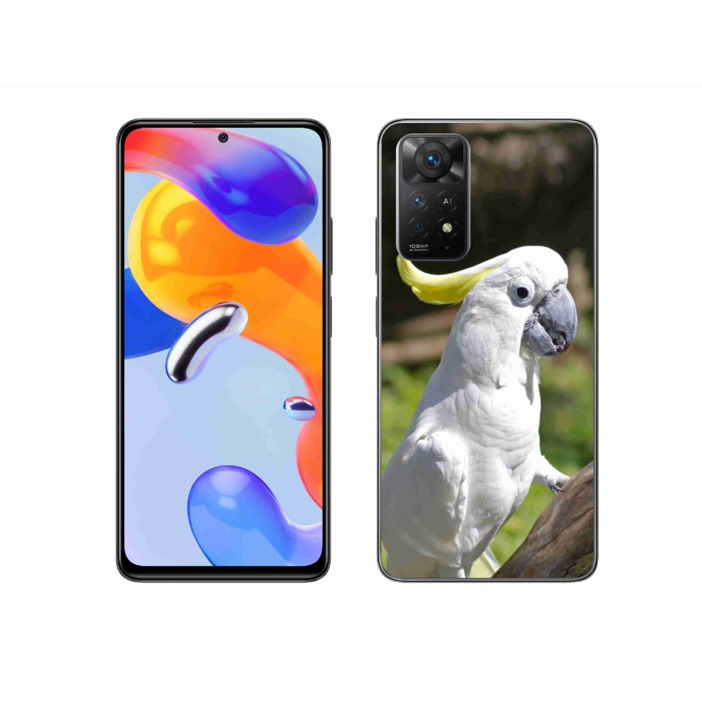 Gélový kryt mmCase na Xiaomi Redmi Note 11 Pre 4G/5G - papagáj kakadu 2