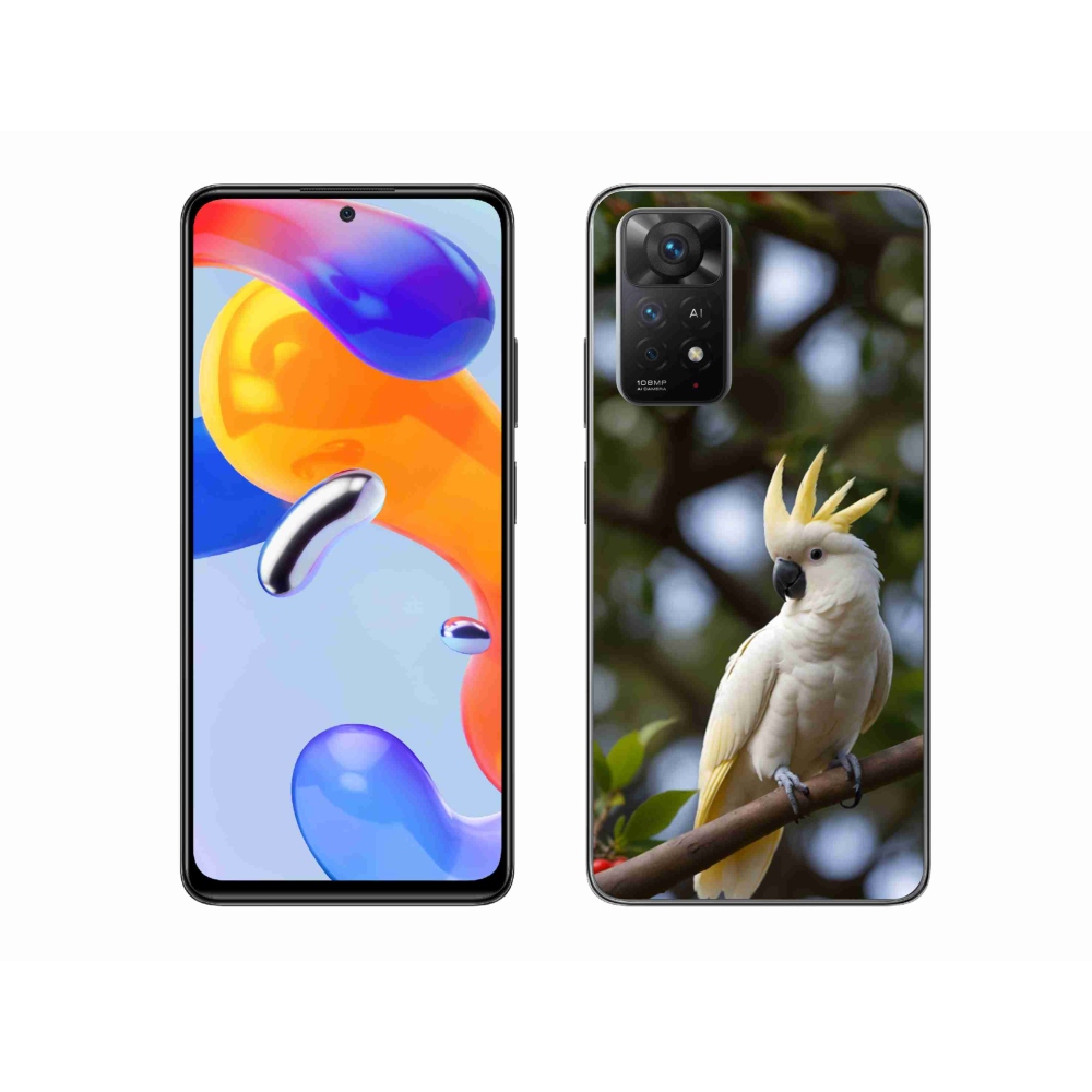 Gélový kryt mmCase na Xiaomi Redmi Note 11 Pro 4G/5G - papagáj kakadu 3