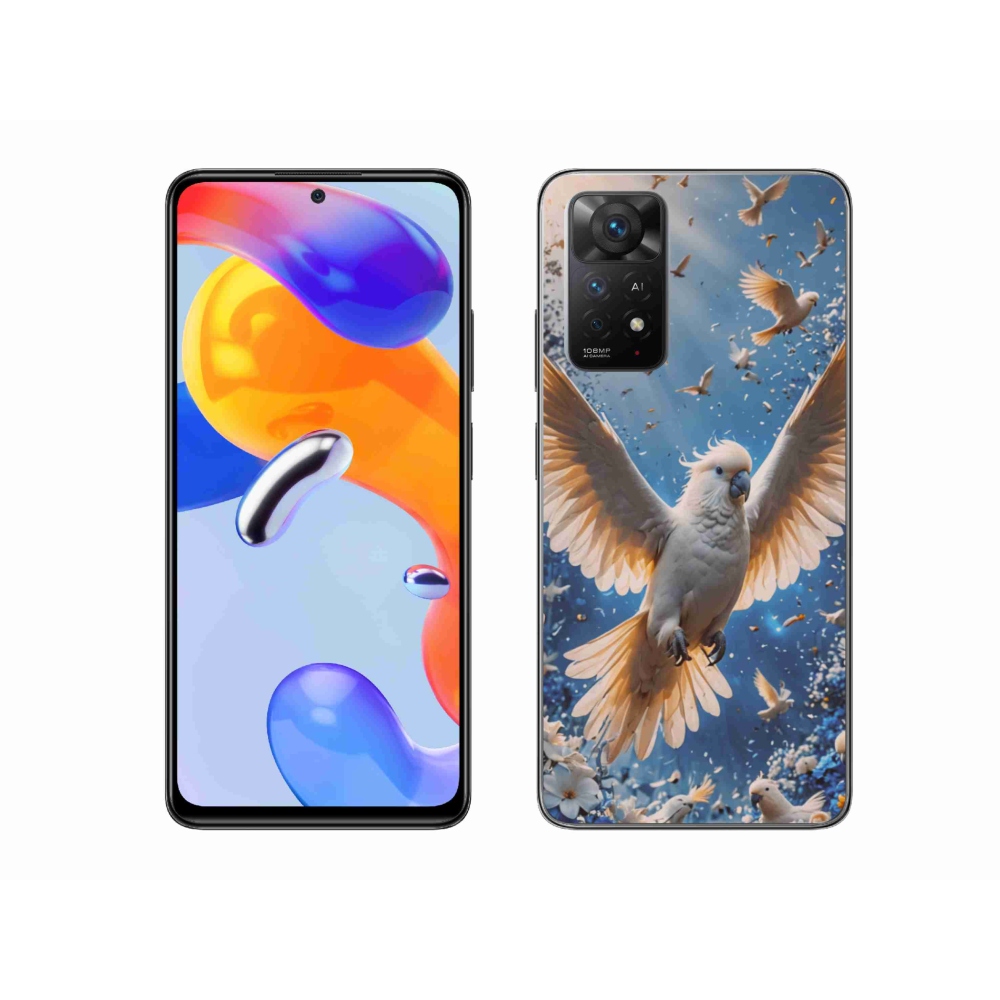 Gélový kryt mmCase na Xiaomi Redmi Note 11 Pre 4G/5G - papagáj kakadu