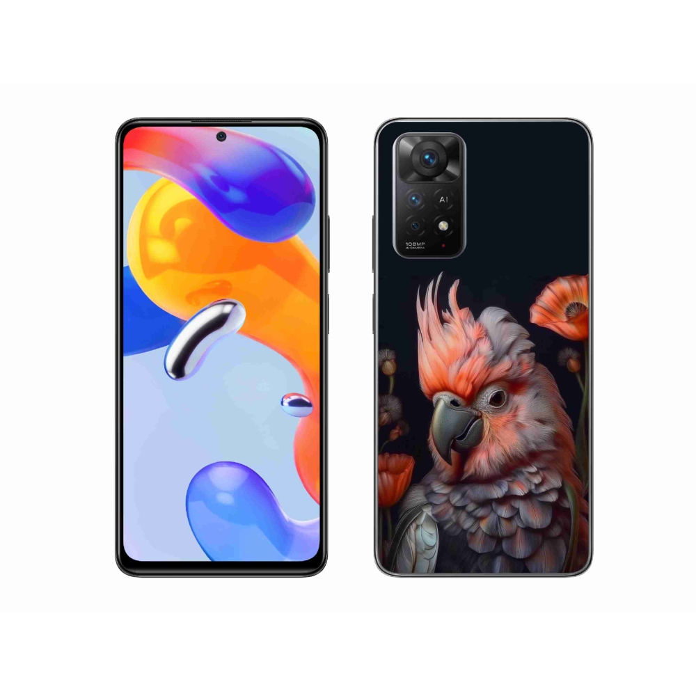 Gélový kryt mmCase na Xiaomi Redmi Note 11 Pro 4G/5G - papagáj kakadu vo farbách