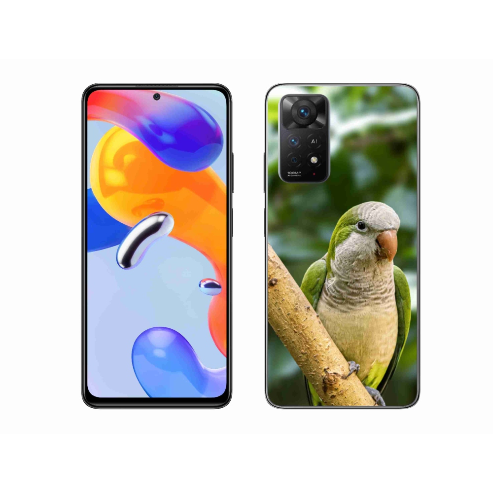 Gélový kryt mmCase na Xiaomi Redmi Note 11 Pre 4G/5G - papagáj mníšok