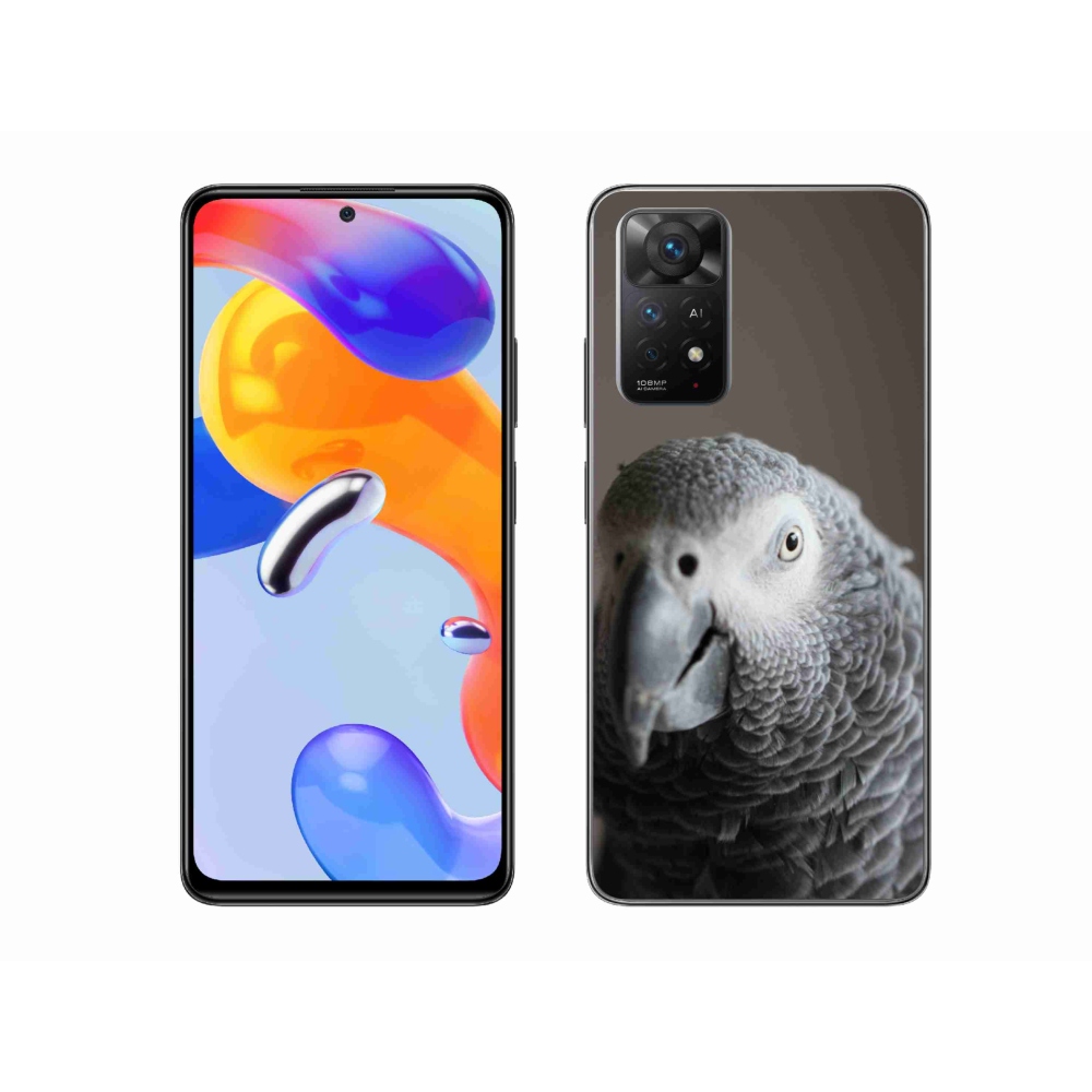 Gélový kryt mmCase na Xiaomi Redmi Note 11 Pre 4G/5G - papagáj žako 2