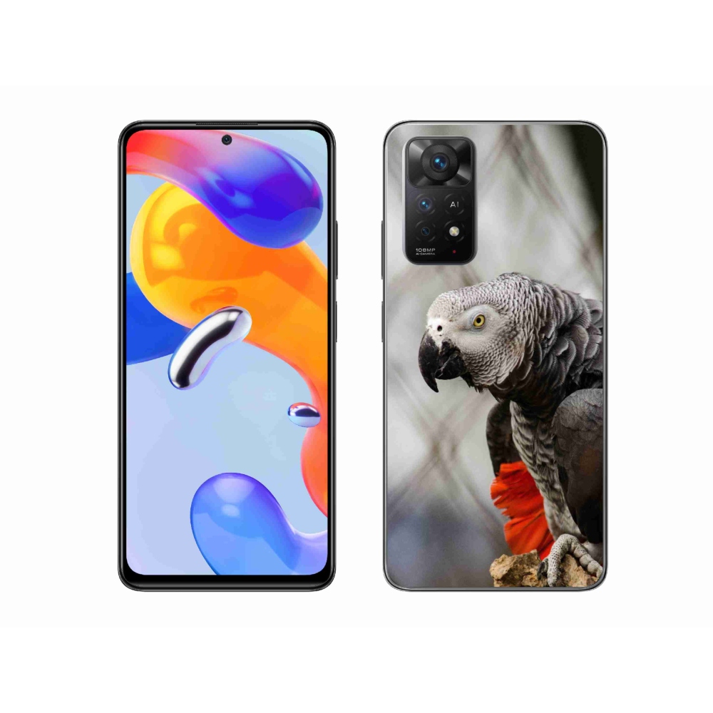 Gélový kryt mmCase na Xiaomi Redmi Note 11 Pro 4G/5G - papagáj žako 3
