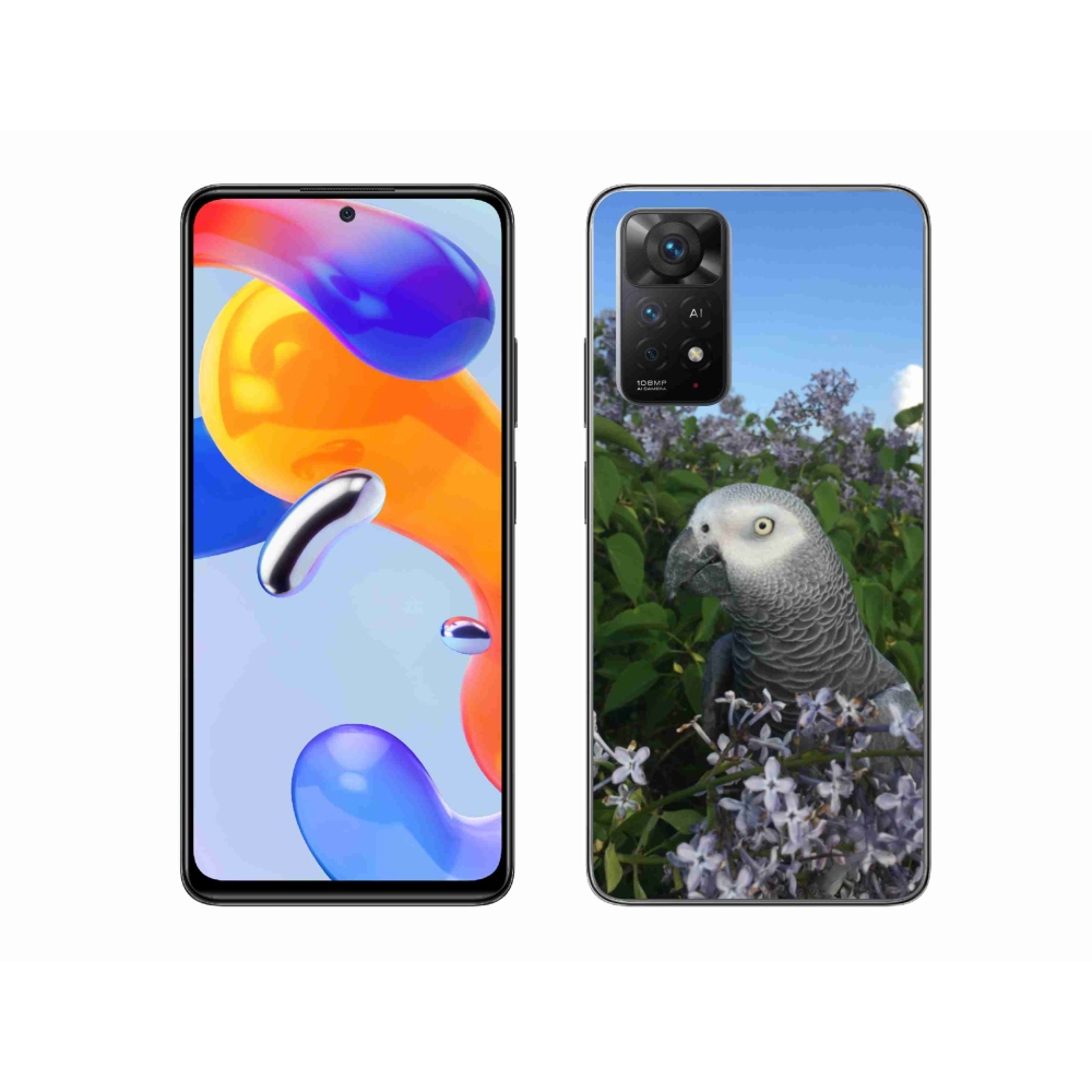 Gélový kryt mmCase na Xiaomi Redmi Note 11 Pre 4G/5G - papagáj žako