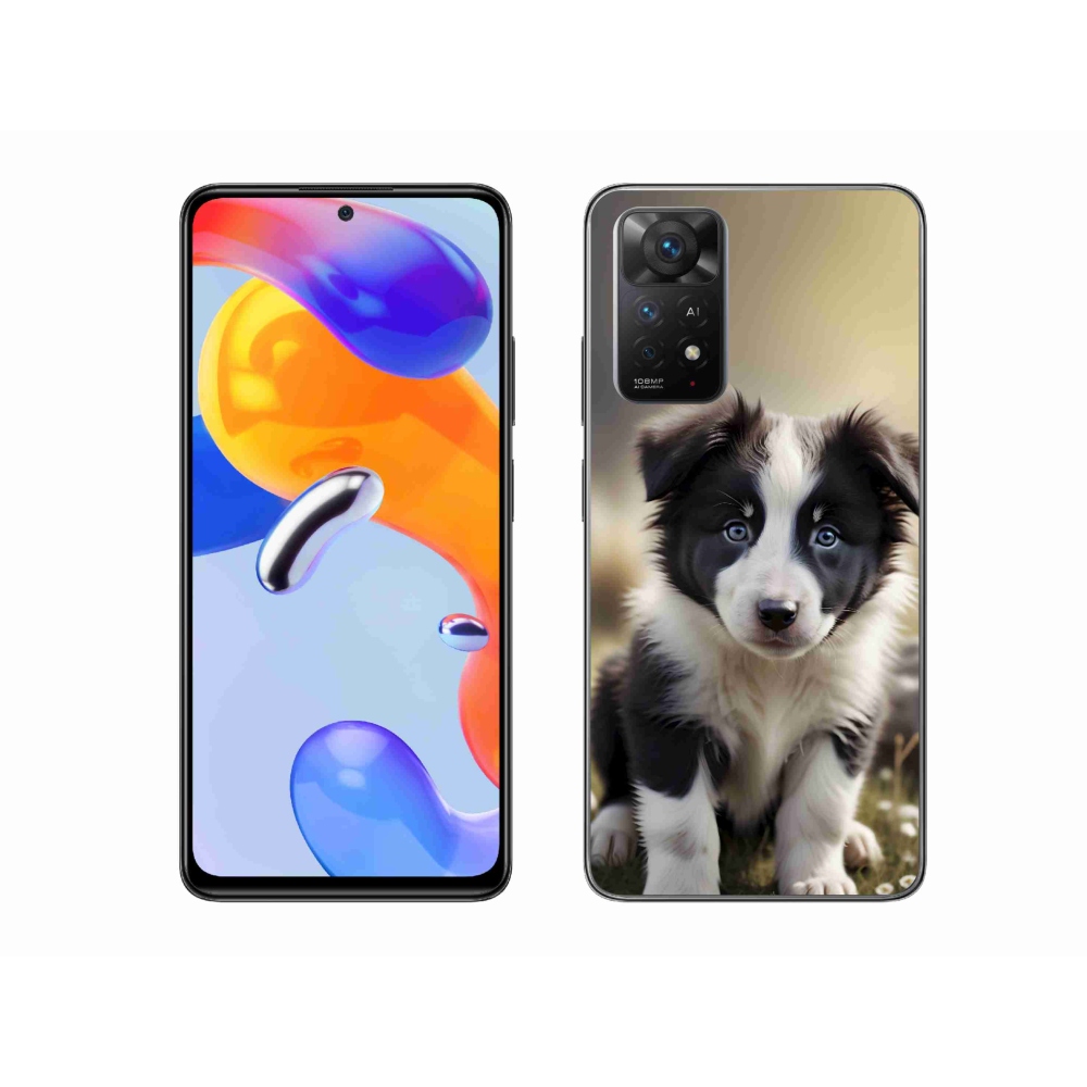 Gélový kryt mmCase na Xiaomi Redmi Note 11 Pro 4G/5G - roztomilá border kólia