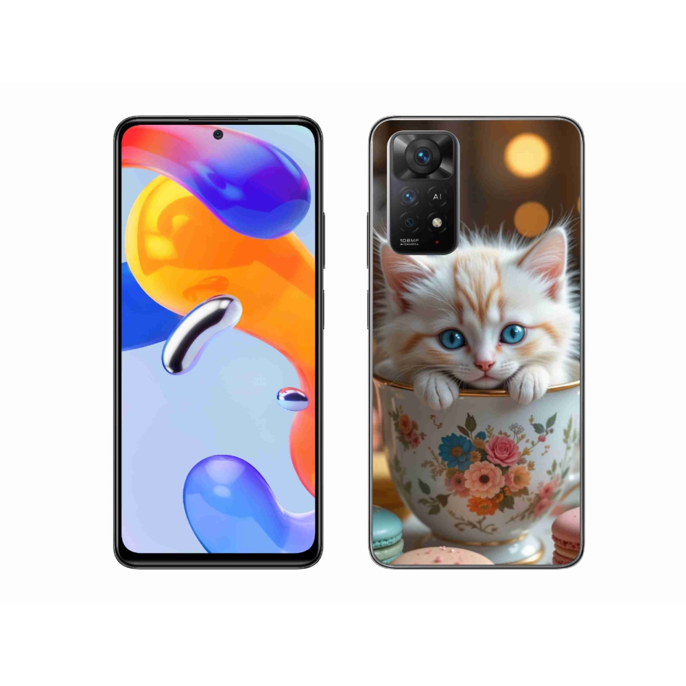 Gélový kryt mmCase na Xiaomi Redmi Note 11 Pre 4G/5G - roztomilé mačiatko 6