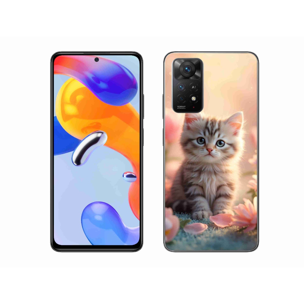 Gélový kryt mmCase na Xiaomi Redmi Note 11 Pre 4G/5G - roztomilé mačiatko 8