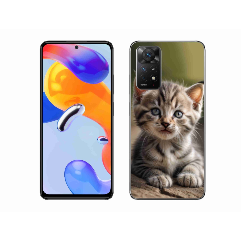 Gélový kryt mmCase na Xiaomi Redmi Note 11 Pre 4G/5G - roztomilé mačiatko 9