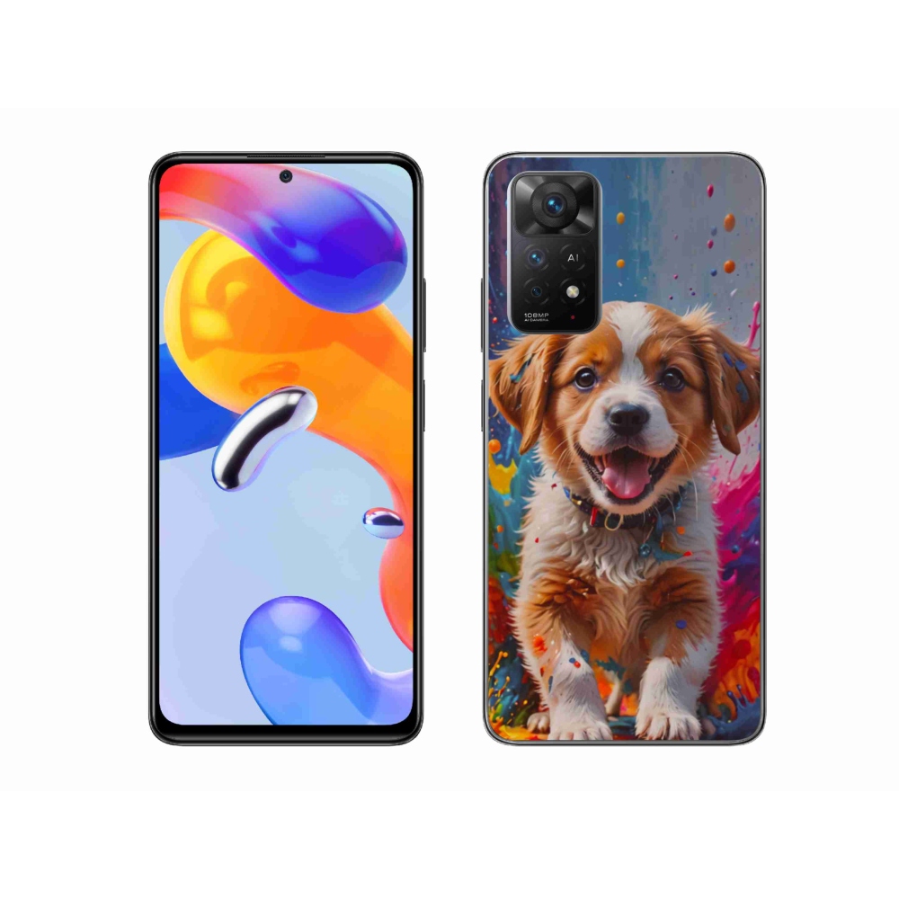 Gélový kryt mmCase na Xiaomi Redmi Note 11 Pre 4G/5G - roztomilé šteňa 3