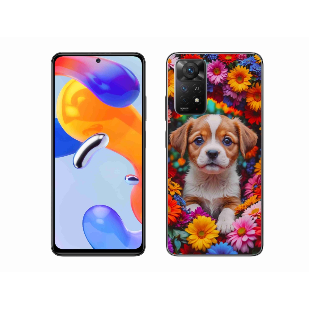 Gélový kryt mmCase na Xiaomi Redmi Note 11 Pre 4G/5G - roztomilé šteňa
