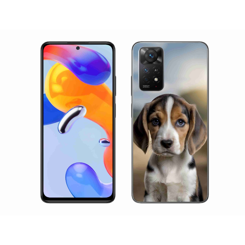 Gélový kryt mmCase na Xiaomi Redmi Note 11 Pro 4G/5G - roztomilý bígl