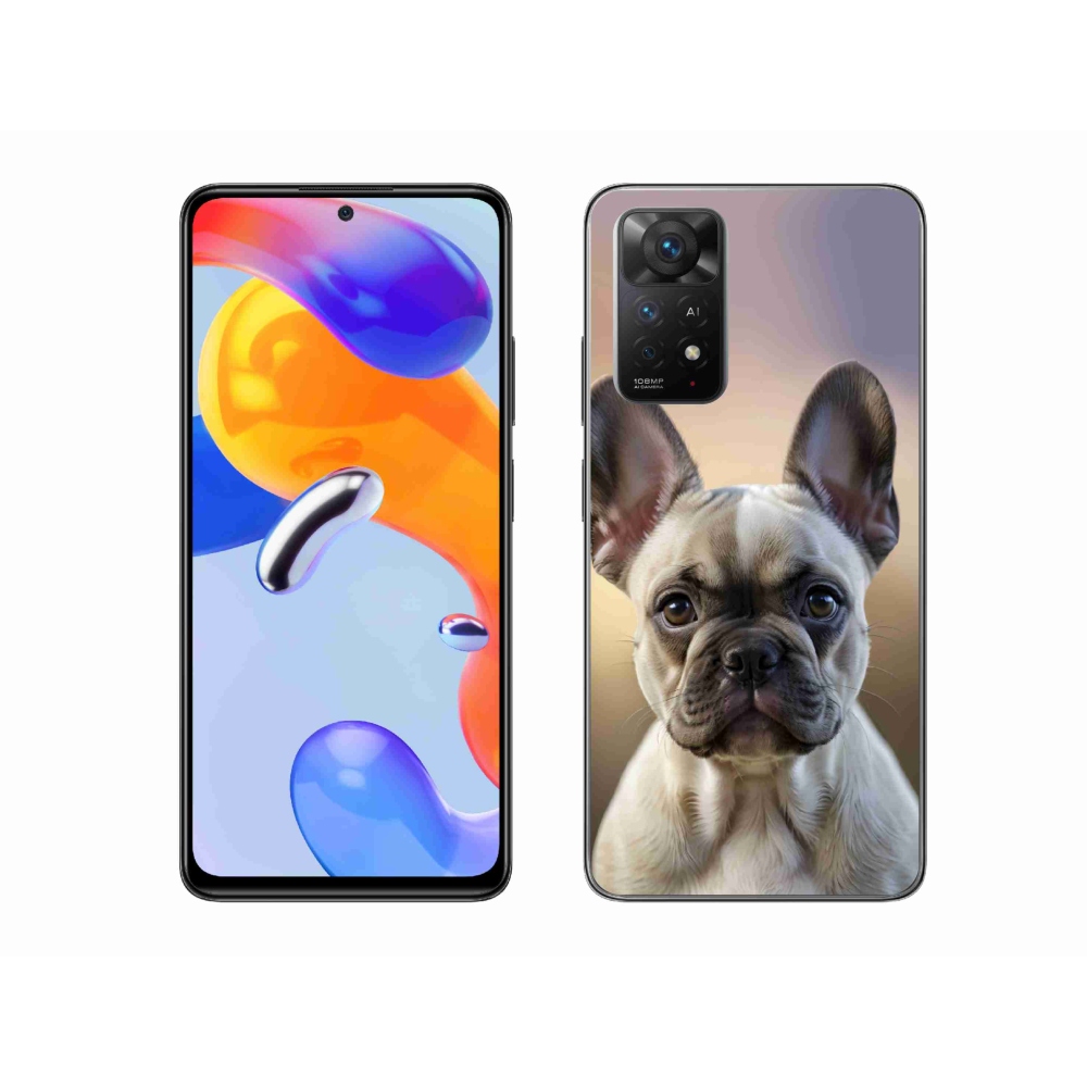 Gélový kryt mmCase na Xiaomi Redmi Note 11 Pro 4G/5G - roztomilý francúzsky buldoček