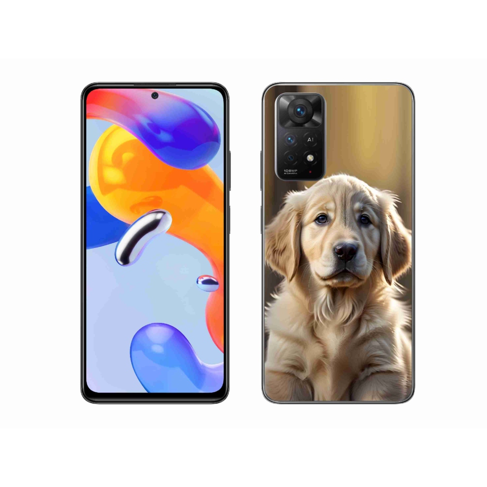 Gélový kryt mmCase na Xiaomi Redmi Note 11 Pro 4G/5G - roztomilý zlatý retriever
