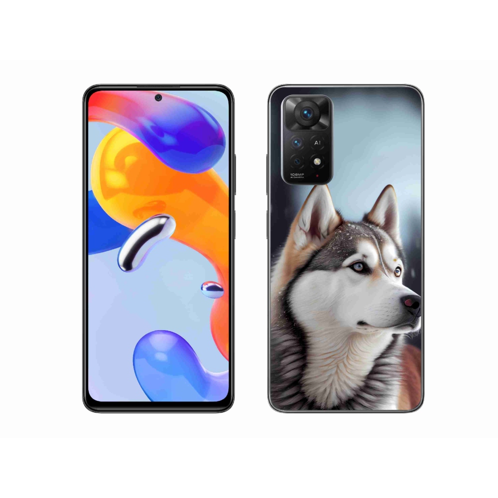 Gélový kryt mmCase na Xiaomi Redmi Note 11 Pro 4G/5G - sibírsky husky