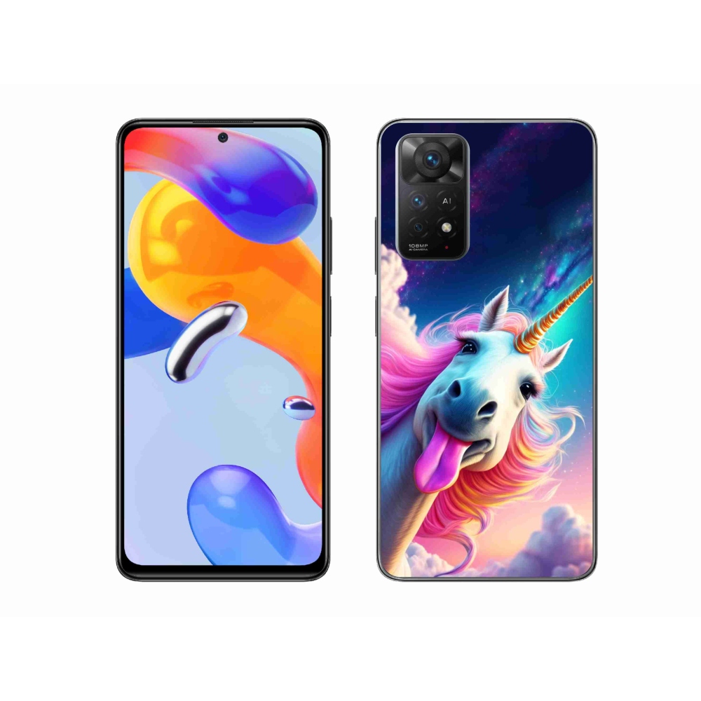 Gélový kryt mmCase na Xiaomi Redmi Note 11 Pro 4G/5G - šialený jednorožec