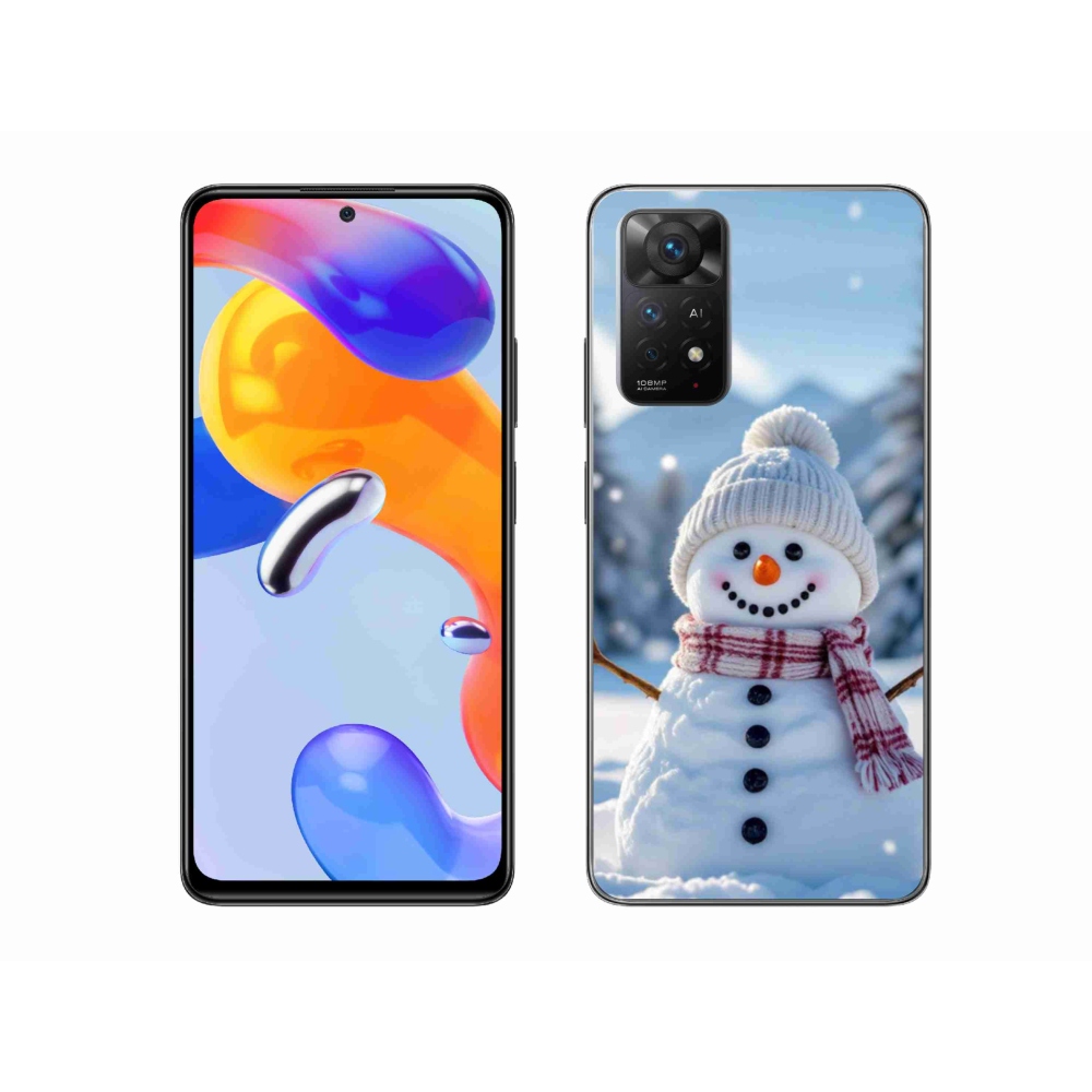 Gélový kryt mmCase na Xiaomi Redmi Note 11 Pre 4G/5G - snehuliak 3