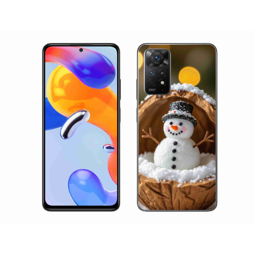 Gélový kryt mmCase na Xiaomi Redmi Note 11 Pre 4G/5G - snehuliak 4