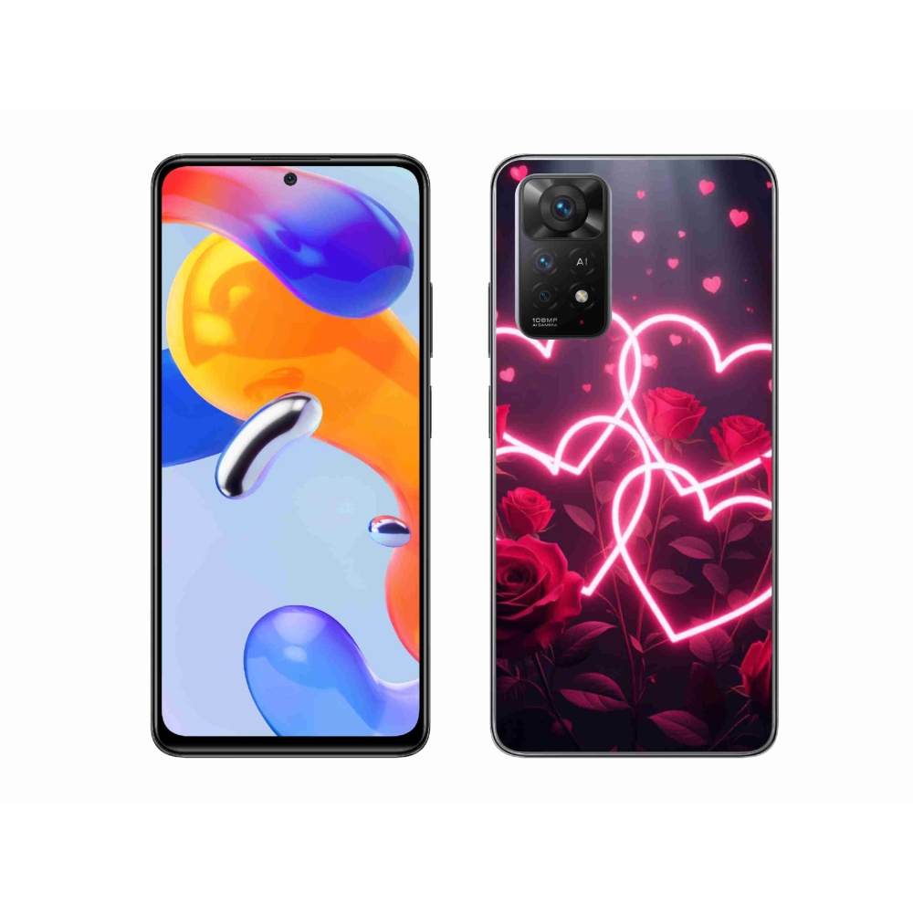 Gélový kryt mmCase na Xiaomi Redmi Note 11 Pre 4G/5G - srdce lásky