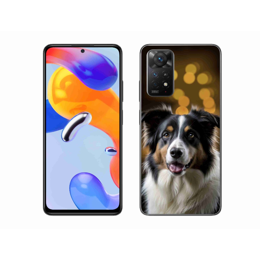 Gélový kryt mmCase na Xiaomi Redmi Note 11 Pro 4G/5G - usmievavý austrálsky ovčiak