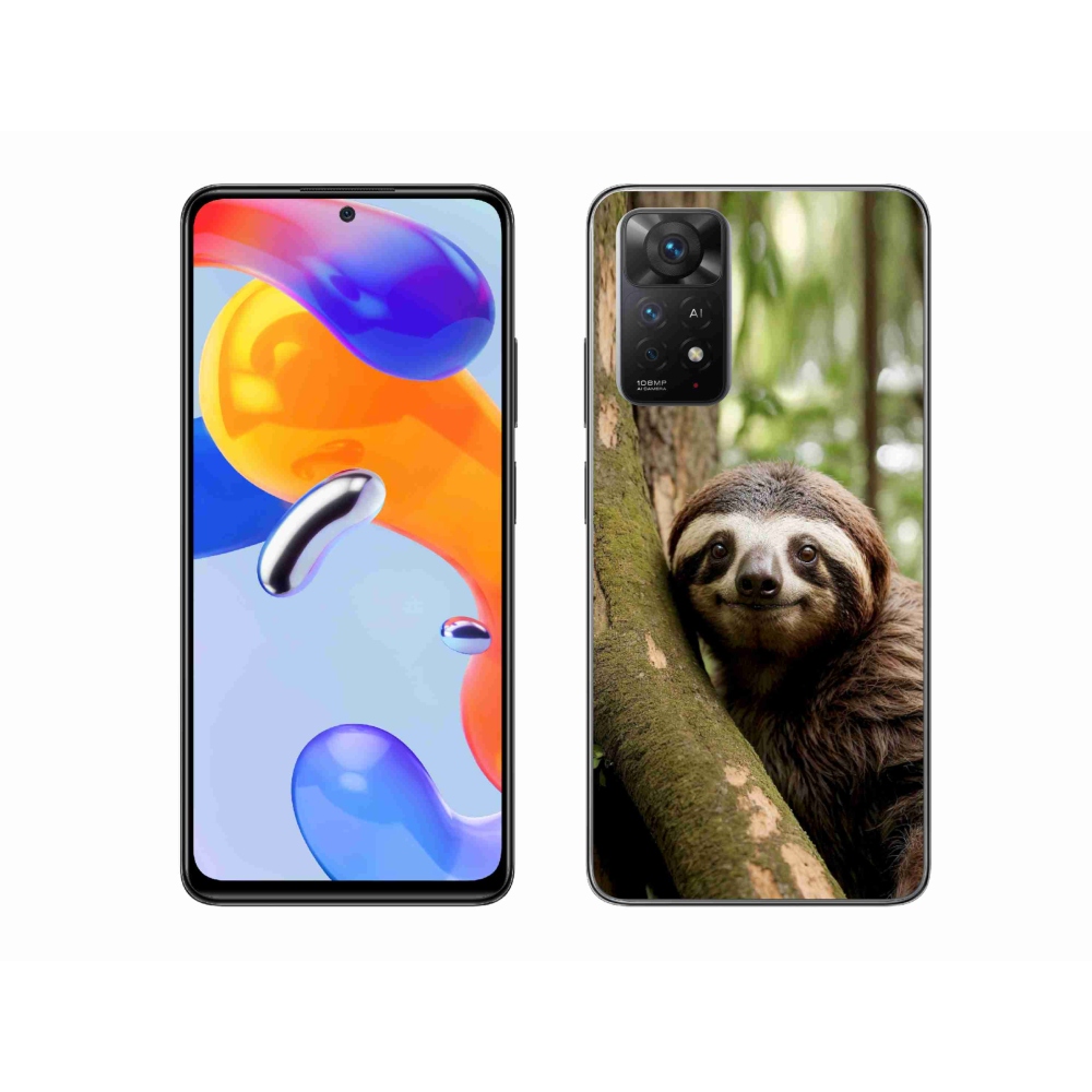 Gélový kryt mmCase na Xiaomi Redmi Note 11 Pro 4G/5G - usmievavý leňochod