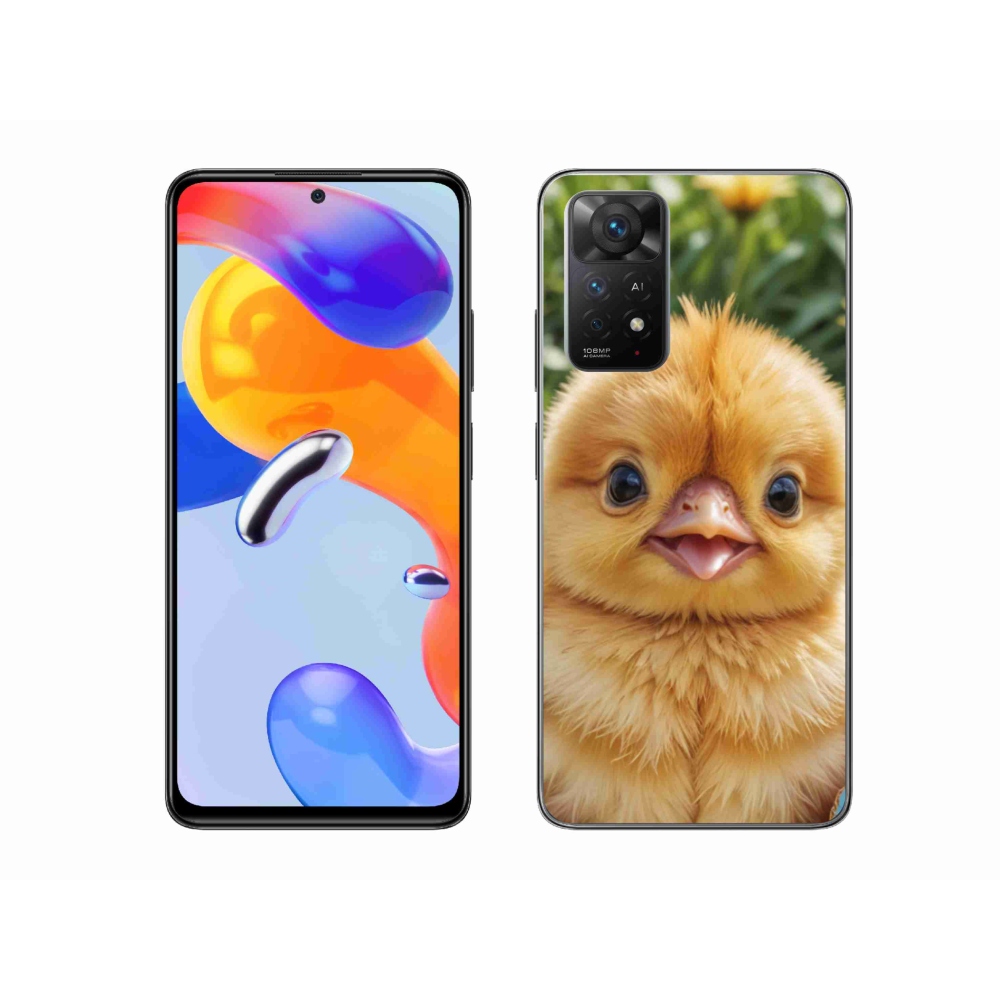 Gélový kryt mmCase na Xiaomi Redmi Note 11 Pro 4G/5G - veselé kuriatko