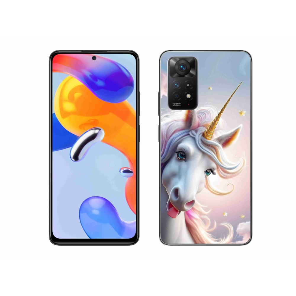 Gélový kryt mmCase na Xiaomi Redmi Note 11 Pro 4G/5G - veselý jednorožec