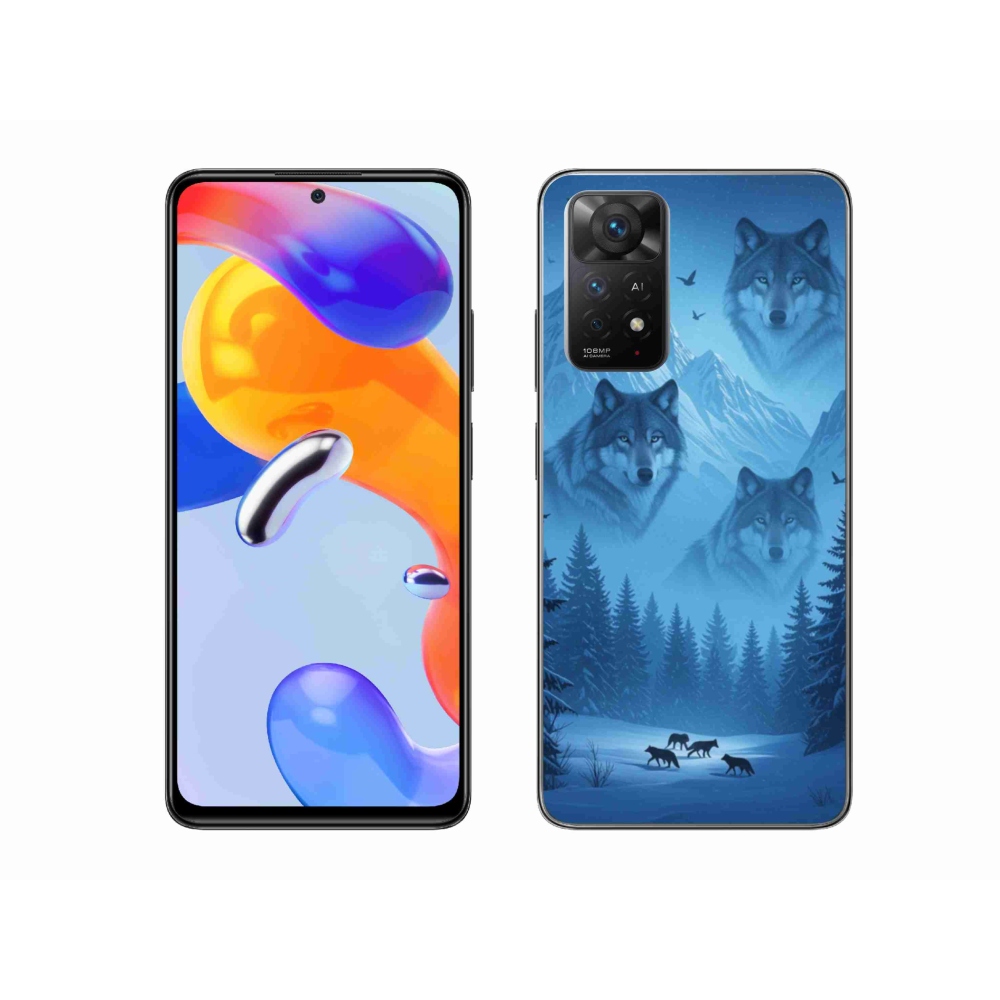Gélový kryt mmCase na Xiaomi Redmi Note 11 Pro 4G/5G - vlčia svorka
