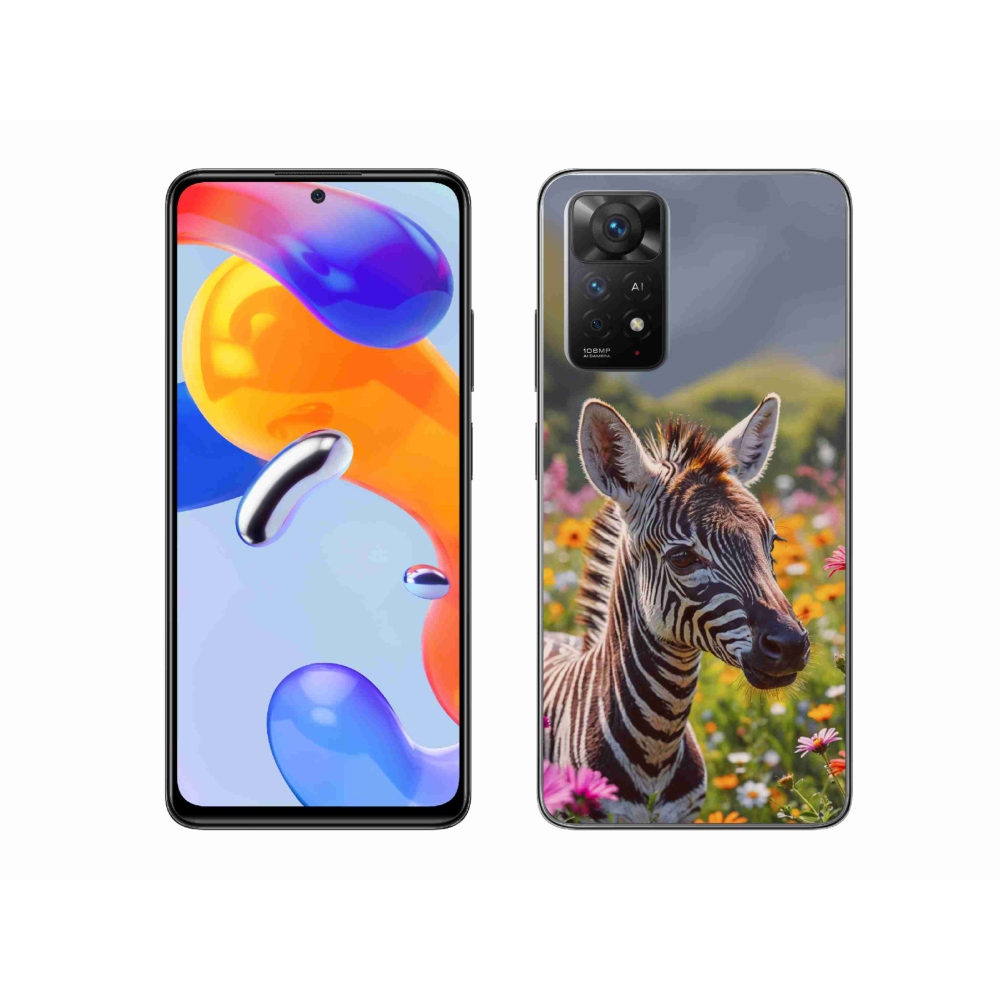 Gélový kryt mmCase na Xiaomi Redmi Note 11 Pro 4G/5G - zebra na lúke